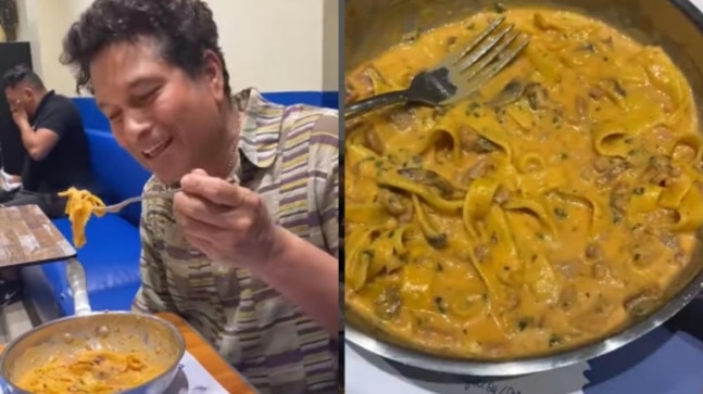 Sachin Tendulkar enjoys delicious pasta in London restaurant. Guess who recommended it?