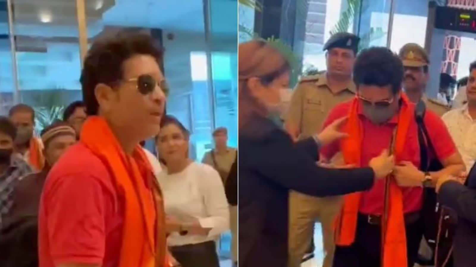 Sachin Tendulkar Receives a Overwhelming Welcome in Kanpur Ahead of Road Safety World Series: WATCH