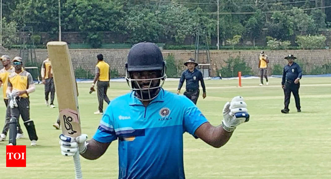 Sanju Samson hits 212*, highest List-A score in Indian domestic cricket - Times of India