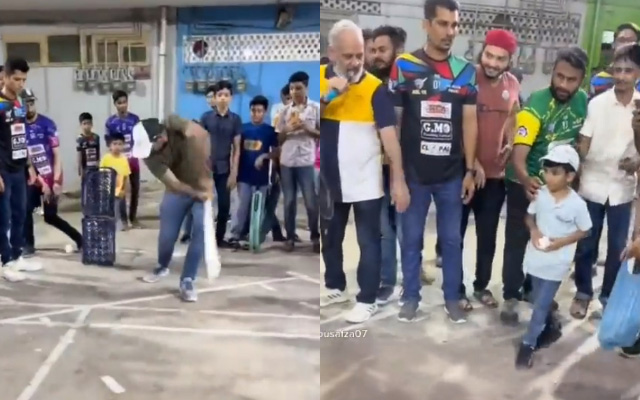 Sarfaraz Ahmed clean bowled by five-year-old son, video goes viral