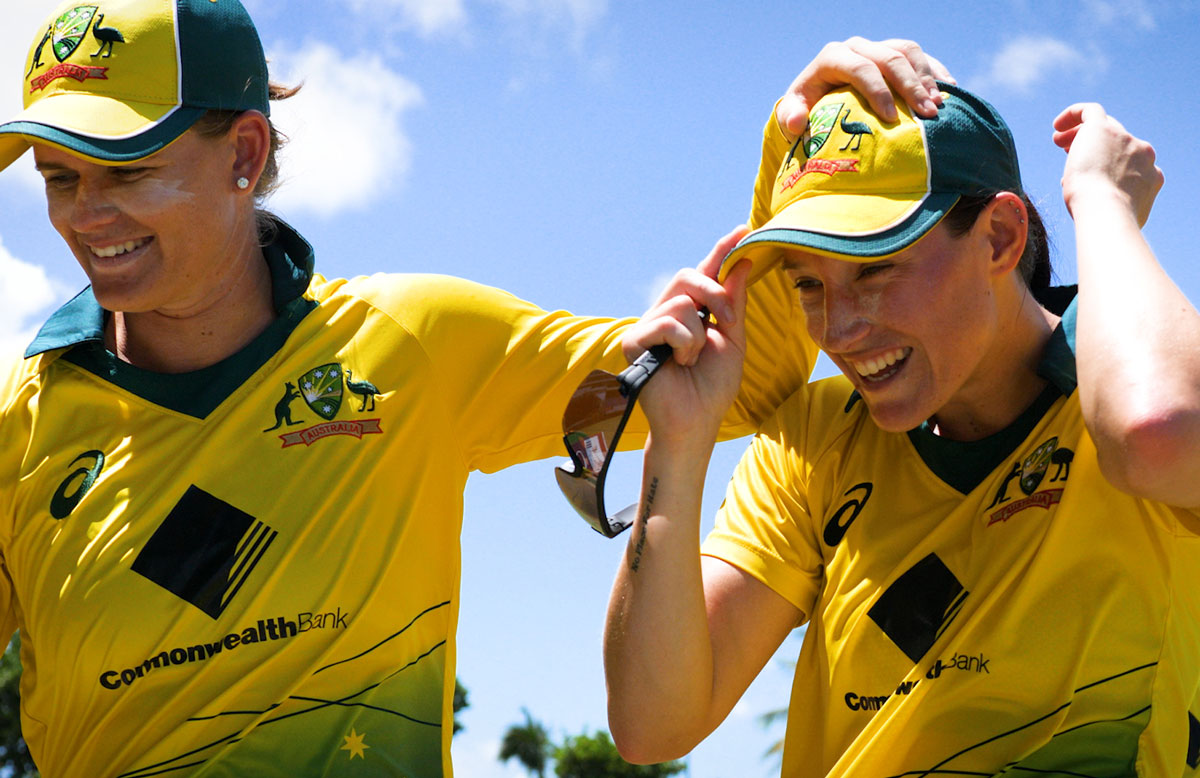 Schutt leaves a mark on the world with lady ODI cap stunt