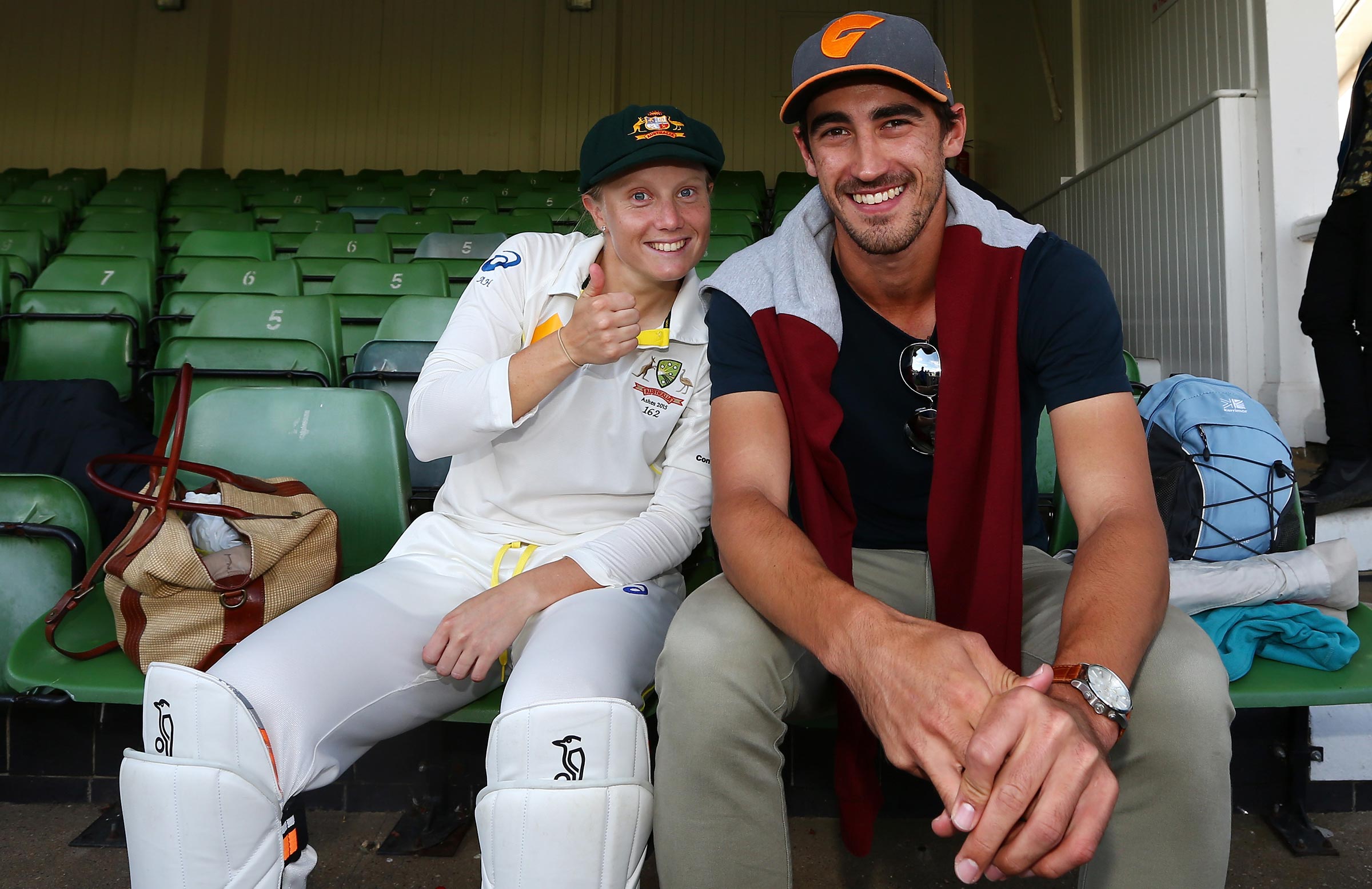 Starc returns home to watch T20 World Cup final