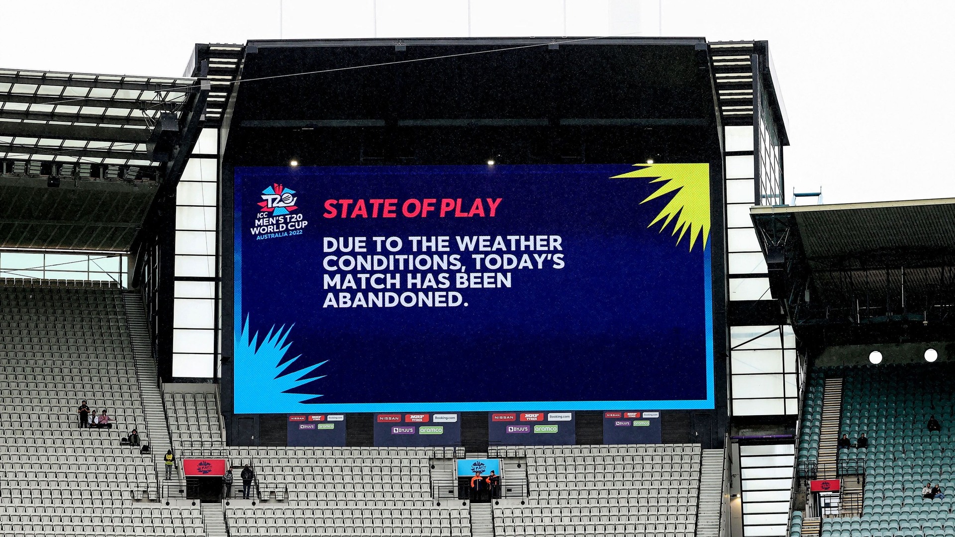 T20 World Cup: Afghanistan and Ireland thwarted by Melbourne rain
