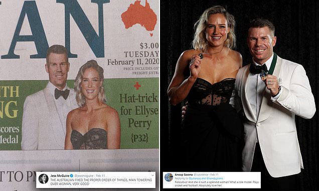 The Australian mocked for making cricketer Ellyse Perry look shorter