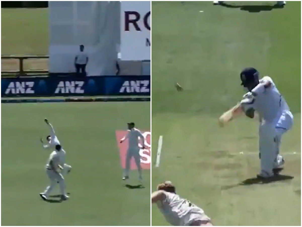 Tom Latham takes absolute screamer to end Prithvi Shaw's quick-fire fifty-run knock - Watch Video