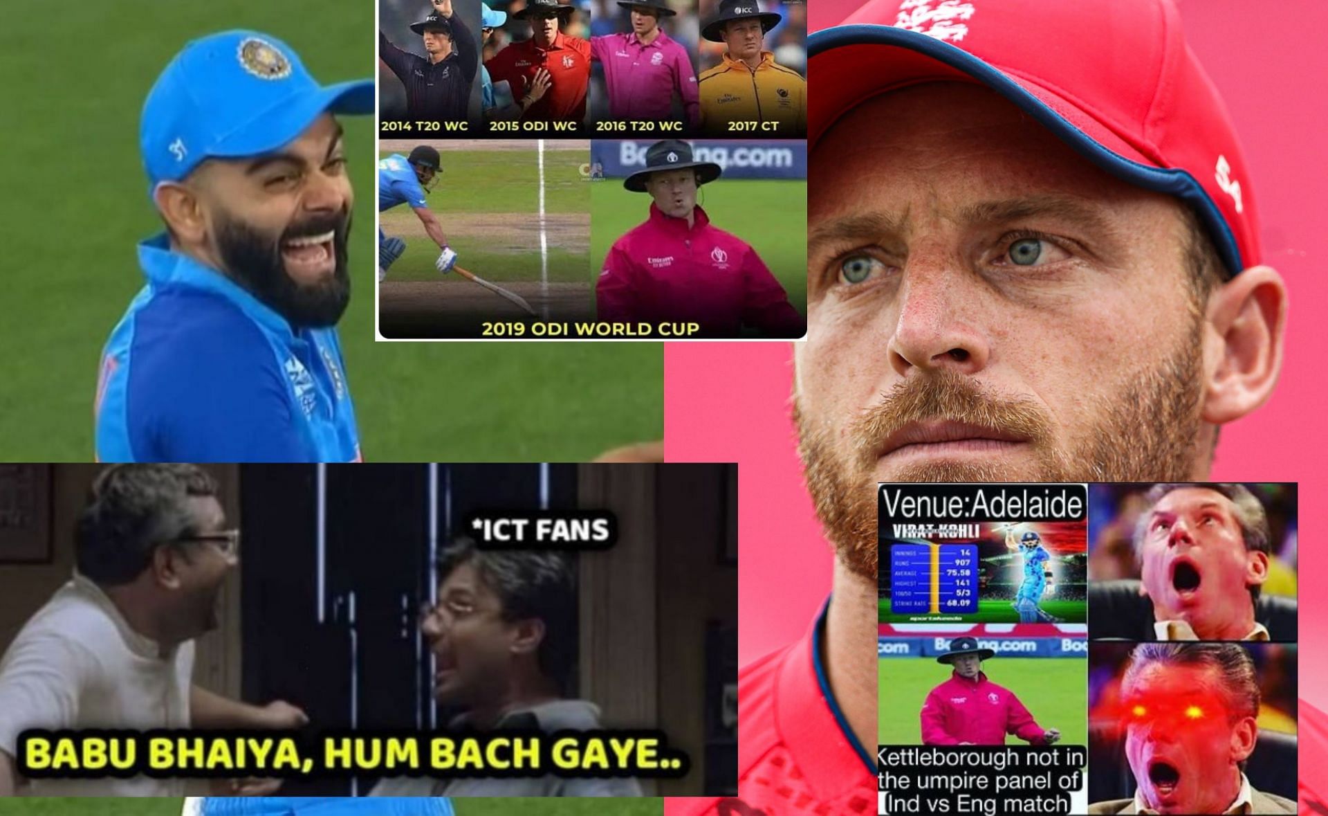 Top 10 funny memes after fans learn Richard Kettleborough won't be an on-field umpire for the semi-final between India and England