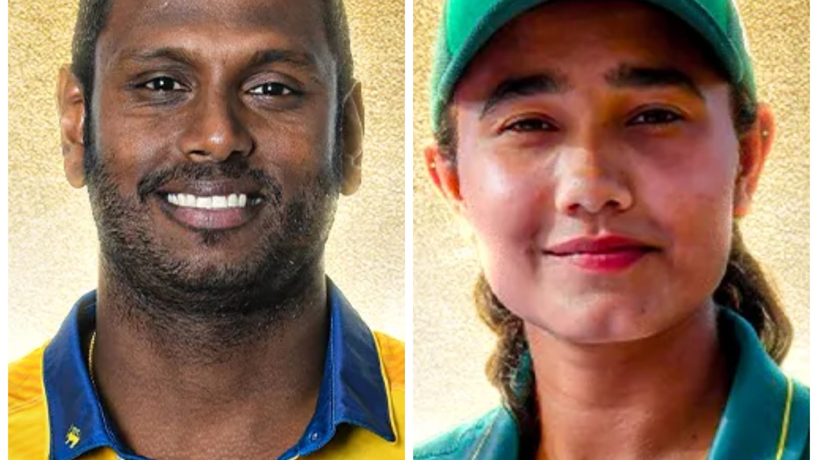 Veteran Angelo Mathews, Newcomer Tuba Hussain Voted ICC Players of The Month For May