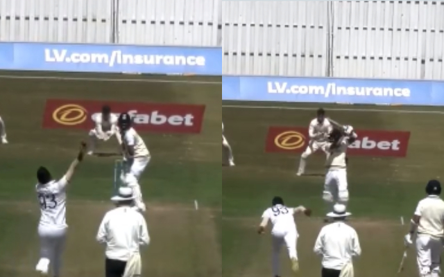 Virat Kohli smashes Jasprit Bumrah for magnificent six during warm-up match