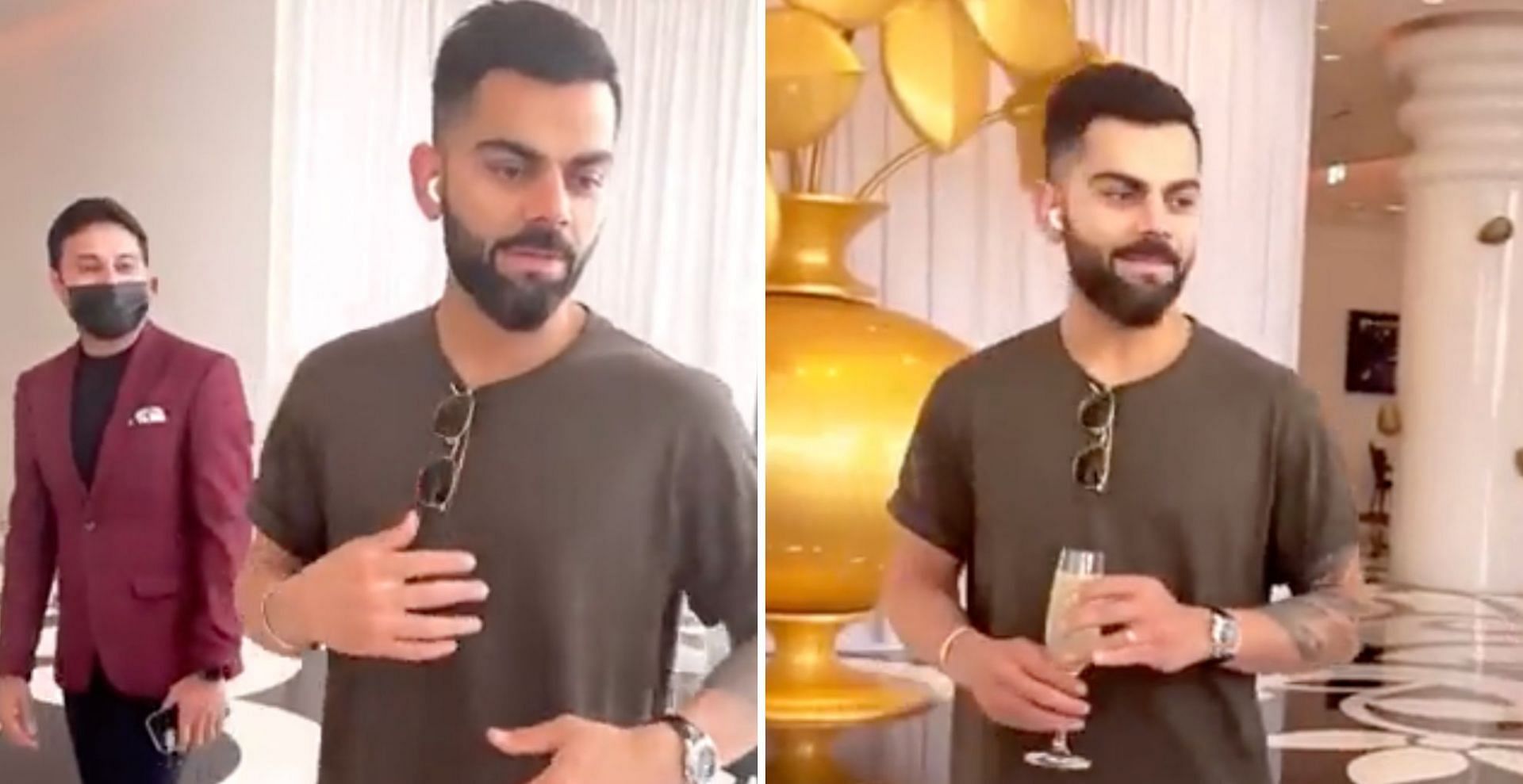 Virat Kohli spotted in a Doha hotel ahead of Asia Cup 2022