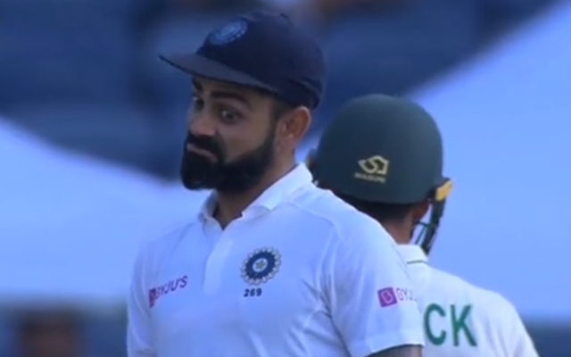 Virat Kohli utterly surprised with Keshav Maharaj's sharp turn - CricTracker