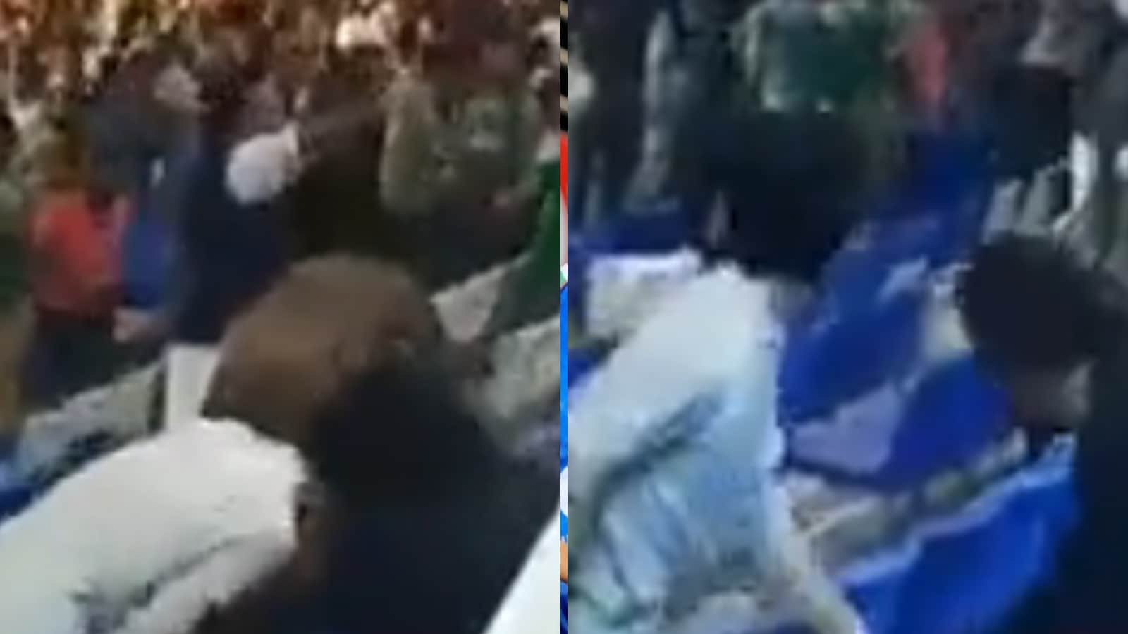 WATCH | Upset Afghanistan Fans Beat Up Pakistan Fans; Vandalise Sharjah Stadium after Narrow Loss in Asia Cup