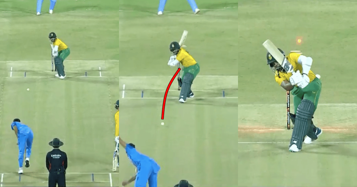 Watch: Deepak Chahar Knocks Over Temba Bavuma For A Duck With An Absolute Peach