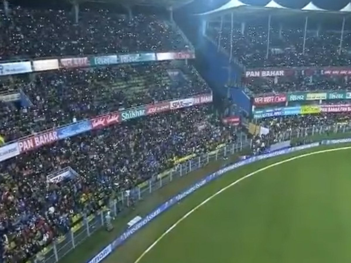 WATCH: Guwahati crowd lights up Barsapara stadium by singing Vande Mataram in complete synchronization