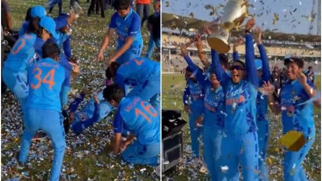 Watch: India women's team's special celebration after Women's Asia Cup 2022 triumph