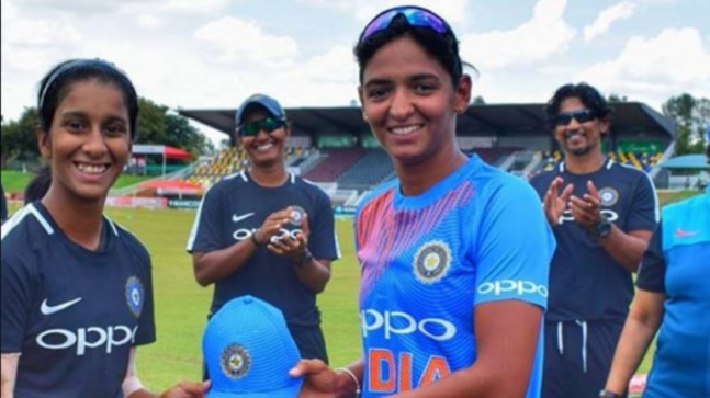 Watch: Jemimah Rodrigues and Harleen Deol rap special song for Harmanpreet Kaur
