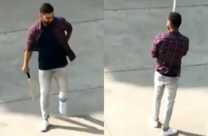 Watch video: Virat Kohli plays 'gully' cricket in shirt and jeans with kids during shoot