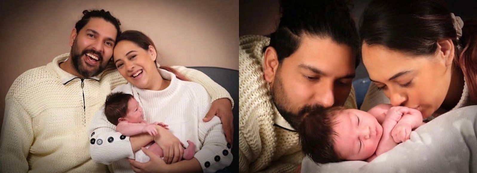 "Welcome to the world Orion Keech Singh" - On Father's Day, Yuvraj Singh reveals son's name, shares heartwarming pictures