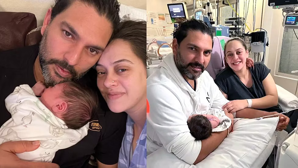 "Welcome to the world Orion Keech Singh"- Yuvraj Singh reveals the name of his son