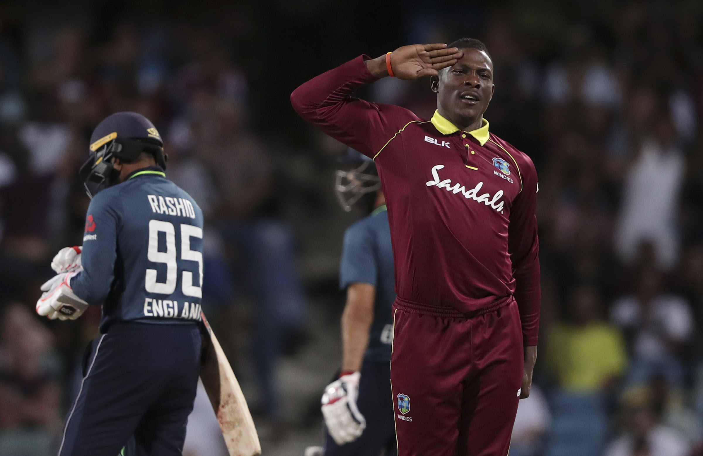 Windies level series after Cottrell's five
