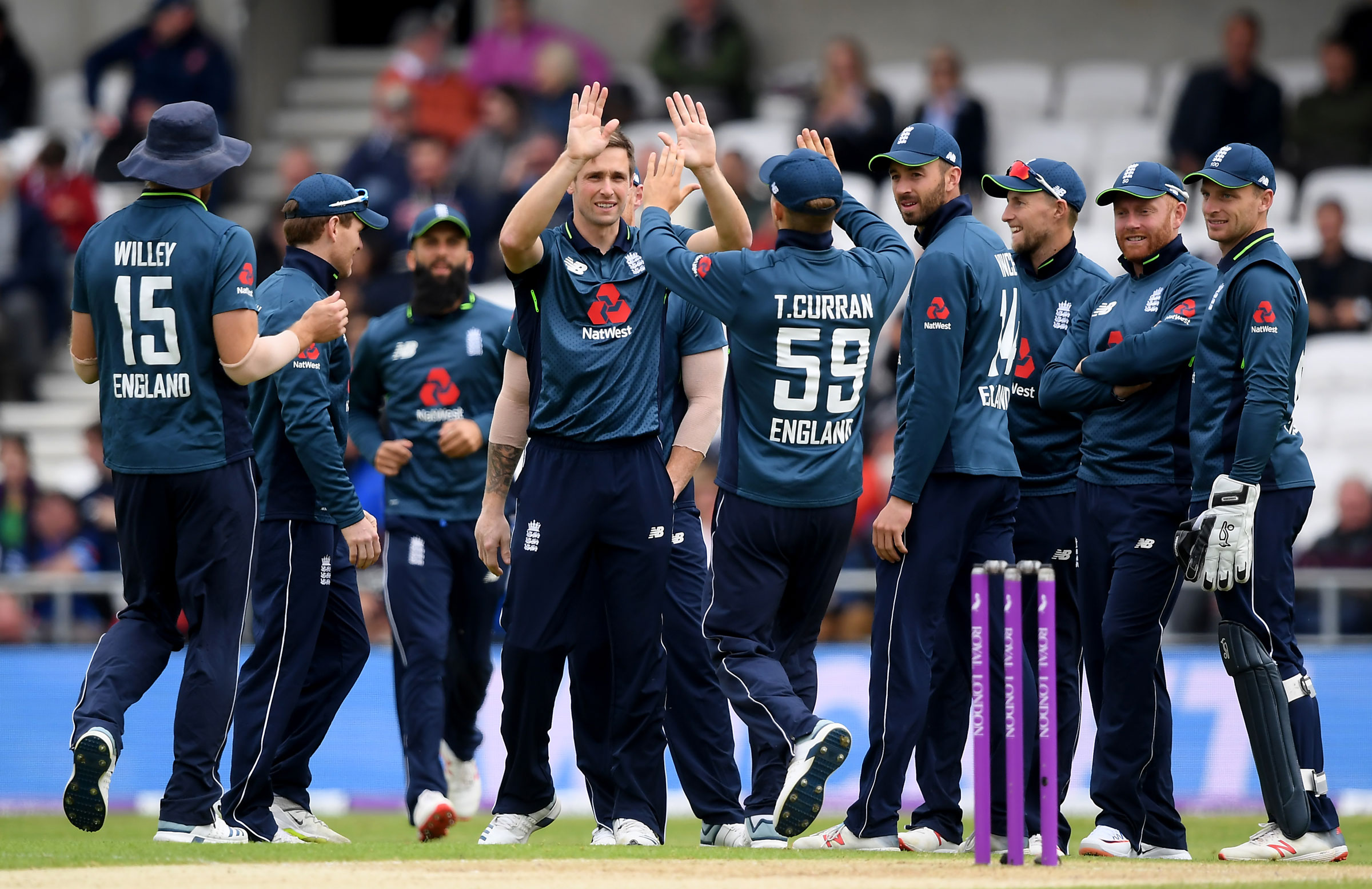 Woakes' five leads to England success
