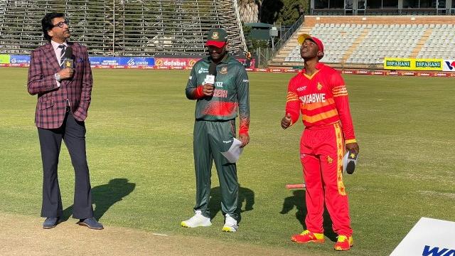 Zimbabwe vs Bangladesh Live cricket score: 1st ODI at Harare Sports Club