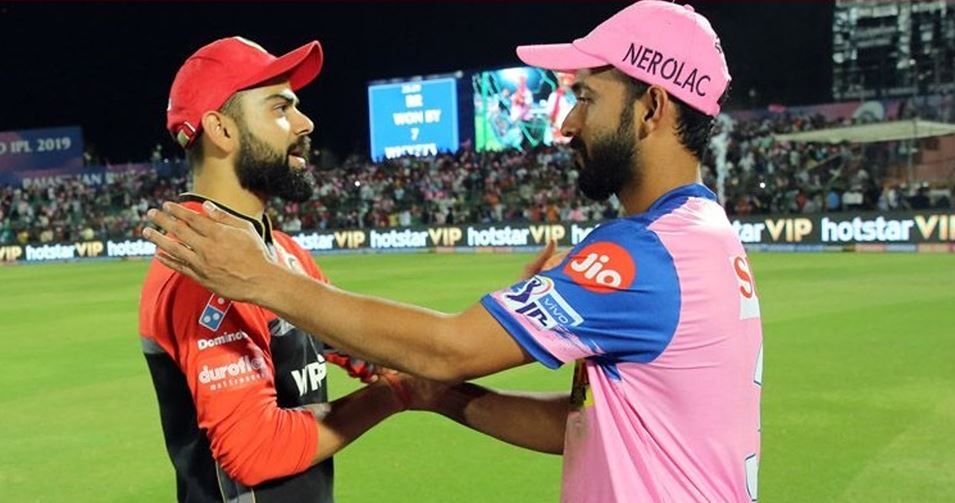 IPL 2019, Match 46 : RCB vs RR , Rain Interuppted Match Comes for No Result just 10 balls to spare